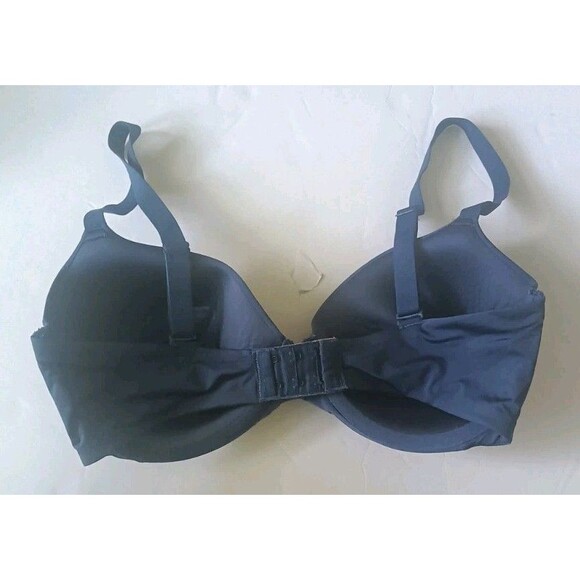 Maidenform One Fabulous Fit T-Shirt Bra Size 34D Navy Blue Underwire 0941 - Picture 3 of 6